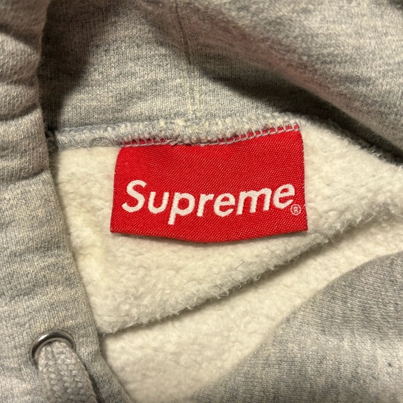 SOLD - Supreme Grey Lime Green Zipper Hoodie - Picture 5 of 8